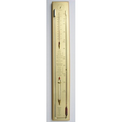 Barometer blank/messing (meest uitgebreid) LX